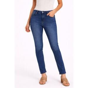 BKE Gabby Curvy Skinny Jeans 33x31.5 High Rise Stretch Dark Wash EUC Preppy